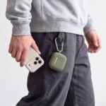 TECH-PROTECT SILICONE HOOK zaštita za APPLE AIRPODS 4 / 5 (OLIVE GREEN) - Slika 9