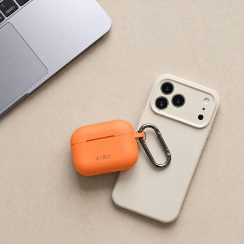 TECH-PROTECT SILICONE HOOK zaštita za APPLE AIRPODS PRO 3 (COSMIC ORANGE) - Slika 6
