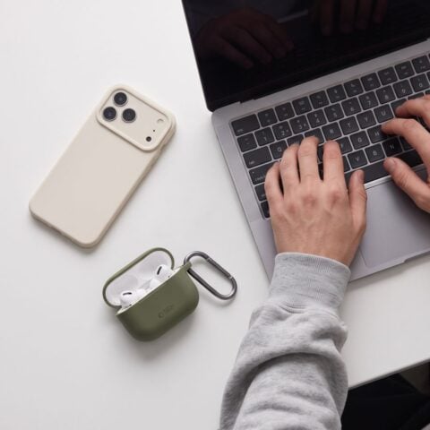TECH-PROTECT SILICONE HOOK zaštita za APPLE AIRPODS PRO 3 (OLIVE GREEN) - Slika 7