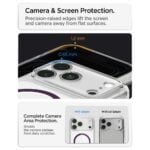 SPIGEN ULTRA HYBRID mag magsafe za iPhone 17 PRO MAX / 18 PRO MAX (clear/burgundy) - Slika 15