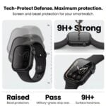 TECH-PROTECT DEFENSE 2-komada APPLE WATCH ULTRA 1 / 2 / 3 / 4 (49 mm) titanium & prozirno - Slika 15