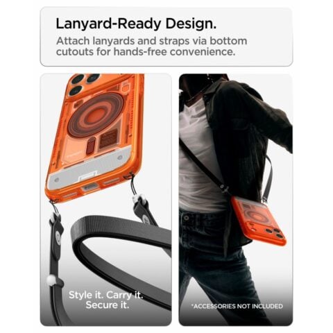 Spigen Ultra Hybrid MagSafe za iPhone 17 Pro Max / 18 Pro Max (MAX C-ONE TANGERINE) - Slika 15