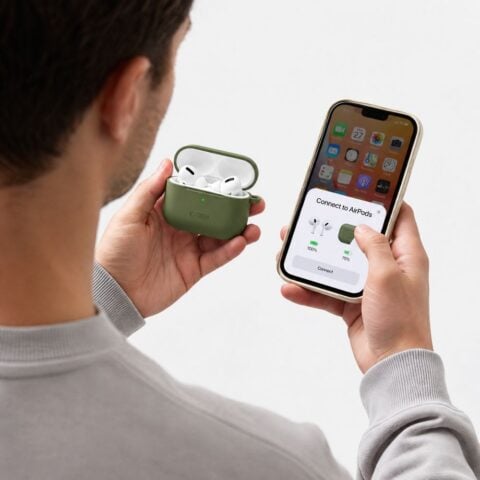 TECH-PROTECT SILICONE HOOK zaštita za APPLE AIRPODS PRO 3 (OLIVE GREEN) - Slika 8