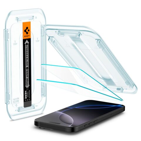 SPIGEN GLAS.TR ”EZ FIT AC” 2 komada za iPHONE 16 Pro / 17 / 17 Pro / 18 Pro - Slika 8