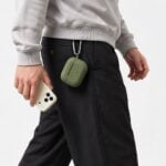 TECH-PROTECT SILICONE HOOK zaštita za APPLE AIRPODS PRO 3 (OLIVE GREEN) - Slika 9