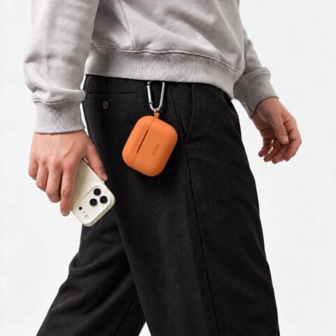 TECH-PROTECT SILICONE HOOK zaštita za APPLE AIRPODS PRO 3 (COSMIC ORANGE) - Slika 11