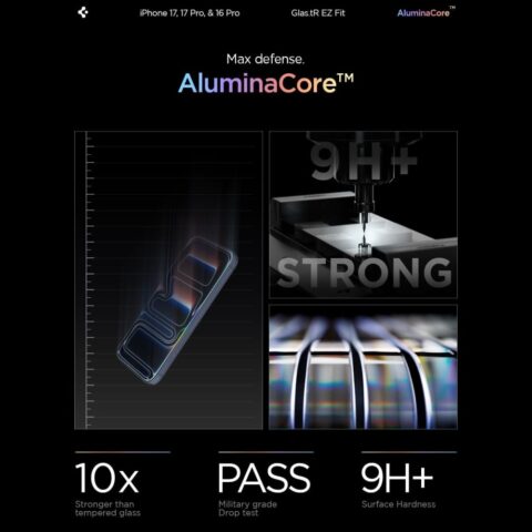 SPIGEN GLAS.TR ”EZ FIT AC” 2 komada za iPHONE 16 Pro / 17 / 17 Pro / 18 Pro - Slika 10