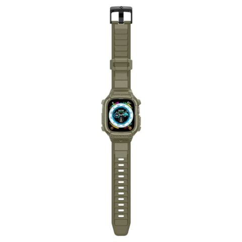 SPIGEN RUGGED ARMOR ”PRO” narukvica / maskica za Apple Watch ULTRA 1 / 2 / 3 / 4 (49 mm) VINTAGE KHAKI - Slika 3
