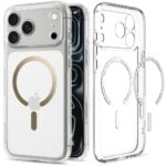 SPIGEN ULTRA HYBRID mag magsafe za iPhone 17 PRO MAX / 18 PRO MAX (clear/gold) - Slika 3