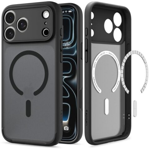 SPIGEN ULTRA HYBRID mag magsafe za iPhone 17 PRO MAX / 18 PRO MAX (frost crna) - Slika 3