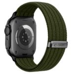 TECH-PROTECT sportski najlonski remen za Apple Watch 8 / 9 / 10 / 11 / SE / ULTRA (44 / 45 / 46 / 49 mm), MILITARY GREEN - Slika 3