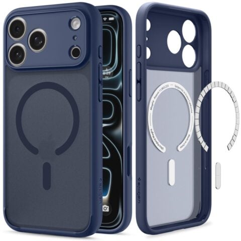 SPIGEN ULTRA HYBRID mag magsafe za iPhone 17 PRO / 18 PRO (FROST DEEP BLUE) - Slika 3