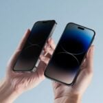 HOFI ANTI SPY GLASS PRO+ kaljeno staklo za  iPHONE 15 PRO MAX (PRIVACY) - Slika 3