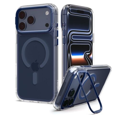 2 Spigen Ultra Hybrid Optik S MagSafe, prozirna tamnoplava - iPhone 18 Pro / 17 Pro - Slika 1