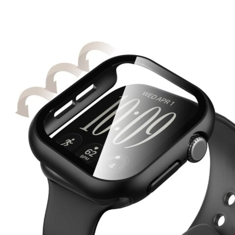 TECH-PROTECT DEFENSE 2-komada APPLE WATCH 12 (42 mm) crno & prozirno - Slika 3