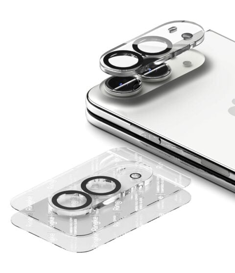 Zaštita za kameru Ringke Camera Full Cover, pakiranje od 2 komada, iPhone Duo, crna - Slika 3