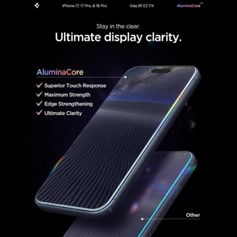 SPIGEN GLAS.TR ”EZ FIT AC” 2 komada za iPHONE 16 Pro / 17 / 17 Pro / 18 Pro - Slika 14