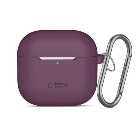 TECH-PROTECT SILICONE HOOK zaštita za APPLE AIRPODS 4 / 5 (BURGUNDY) - Slika 4