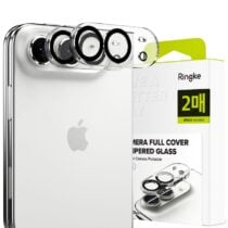 Zaštita za kameru Ringke Camera Full Cover, pakiranje od 2 komada, iPhone Duo, crna