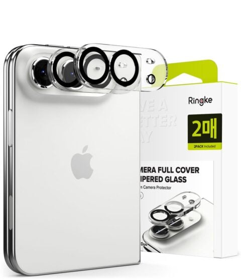 3 Zaštita za kameru Ringke Camera Full Cover, pakiranje od 2 komada, iPhone Duo, crna - Slika 1