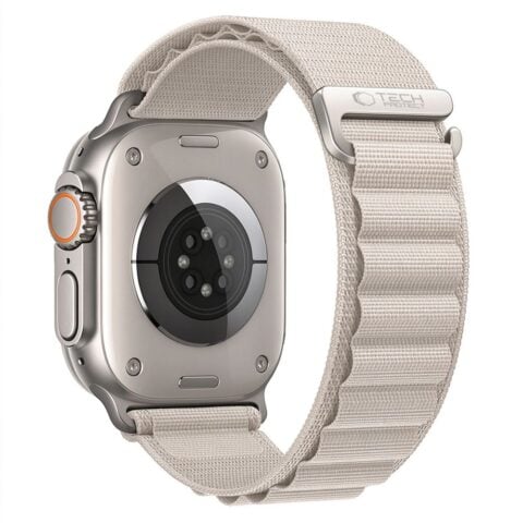 TECH-PROTECT NYLON PRO narukvica APPLE WATCH 6 / 7 / 8 / 9 / 10 / 11/ 12/ SE / ULTRA (44 / 45 / 49 mm) STARLIGHT - Slika 3