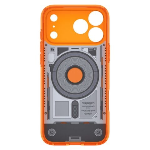 Spigen Ultra Hybrid MagSafe za iPhone 17 Pro Max / 18 Pro Max (MAX C-ONE TANGERINE) - Slika 5