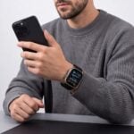 TECH-PROTECT sportski najlonski remen za Apple Watch 8 / 9 / 10 / 11 / SE / ULTRA (44 / 45 / 46 / 49 mm), crni - Slika 4