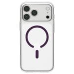SPIGEN ULTRA HYBRID mag magsafe za iPhone 17 PRO MAX / 18 PRO MAX (clear/burgundy) - Slika 5