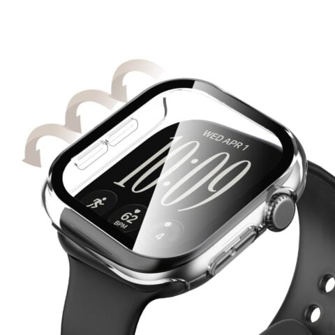 TECH-PROTECT DEFENSE 2-komada APPLE WATCH 12 (42 mm) crno & prozirno - Slika 5