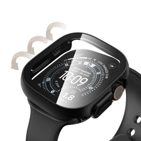 TECH-PROTECT DEFENSE 2-komada APPLE WATCH ULTRA 1 / 2 / 3 / 4 (49 mm) crno & prozirno - Slika 5