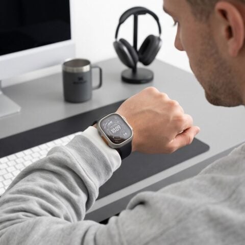 TECH-PROTECT DEFENSE 2-komada APPLE WATCH ULTRA 1 / 2 / 3 / 4 (49 mm) titanium & prozirno - Slika 5