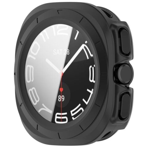TECH-PROTECT DEFENSE 2 komada za Samsung Galaxy Watch Ultra 2 2026 (47 mm), mat crna i prozirna - Slika 5