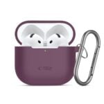 TECH-PROTECT SILICONE HOOK zaštita za APPLE AIRPODS 4 / 5 (BURGUNDY) - Slika 5