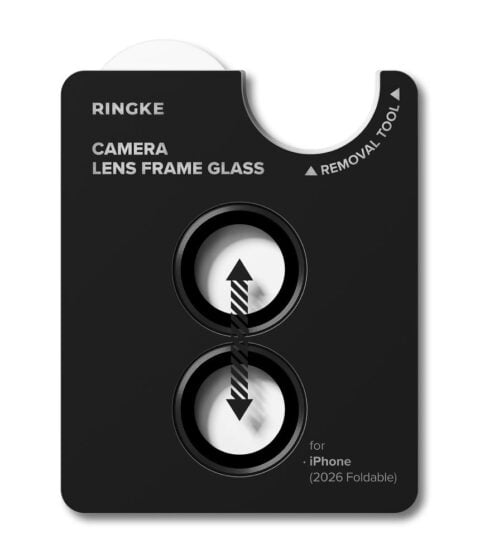 Zaštita kamere Ringke Camera Frame, 2 komada, iPhone Duo, crna - Slika 5