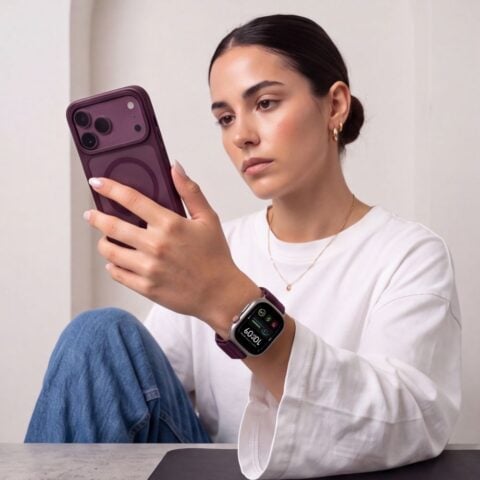 TECH-PROTECT NYLON PRO narukvica APPLE WATCH 6 / 7 / 8 / 9 / 10 / 11/ 12/ SE / ULTRA (44 / 45 / 49 mm) DEEP BURGUNDY - Slika 4