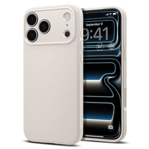 5 SPIGEN LIQUID AIR zaštita za iPHONE 17 PRO / 18 PRO (NATURAL TITANIUM) - Slika 1