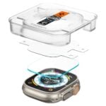 SPIGEN GLAS.TR ”EZ FIT” 2 komada APPLE WATCH ULTRA 1/ 2/ 3/ 4 (49 mm) sa aplikatorom - Slika 6