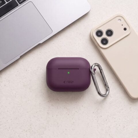 TECH-PROTECT SILICONE HOOK zaštita za APPLE AIRPODS PRO 3 (BURGUNDY) - Slika 6