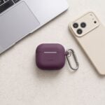TECH-PROTECT SILICONE HOOK zaštita za APPLE AIRPODS 4 / 5 (BURGUNDY) - Slika 6