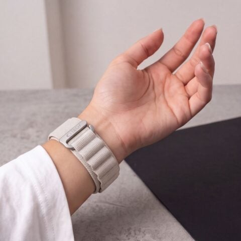 TECH-PROTECT NYLON PRO narukvica APPLE WATCH 6 / 7 / 8 / 9 / 10 / 11/ 12/ SE / ULTRA (44 / 45 / 49 mm) STARLIGHT - Slika 5