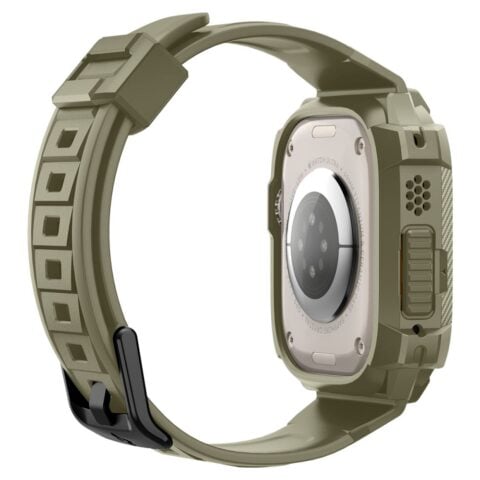 SPIGEN RUGGED ARMOR ”PRO” narukvica / maskica za Apple Watch ULTRA 1 / 2 / 3 / 4 (49 mm) VINTAGE KHAKI - Slika 7