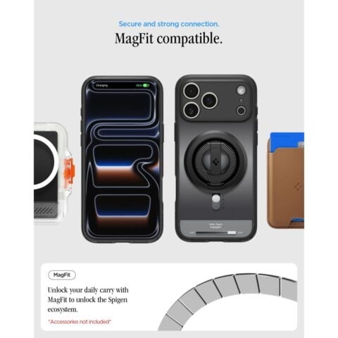 Spigen Ultra Hybrid MagSafe za iPhone 17 Pro Max / 18 Pro Max (classic black) - Slika 7