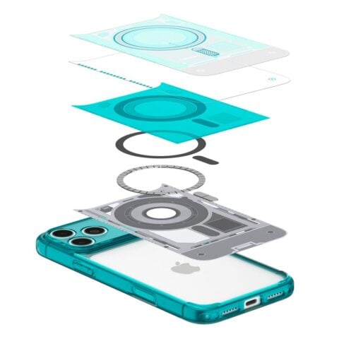 Spigen Ultra Hybrid MagSafe za iPhone 17 Pro Max / 18 Pro Max (MAX C-ONE BONDI BLUE) - Slika 7