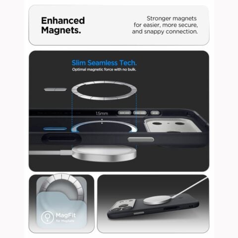 SPIGEN NANO POP MAG MAGSAFE zaštita za iPhone 17 PRO MAX / 18 PRO MAX (BLACK SESAME) - Slika 7
