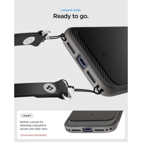 SPIGEN RUGGED ARMOR MAG MAGSAFE za iPHONE 17 PRO / 18 PRO (siva) - Slika 7