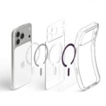 SPIGEN ULTRA HYBRID mag magsafe za iPhone 17 PRO MAX / 18 PRO MAX (clear/burgundy) - Slika 7