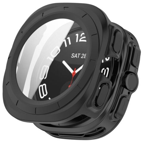 TECH-PROTECT DEFENSE 2 komada za Samsung Galaxy Watch Ultra 2 2026 (47 mm), mat crna i prozirna - Slika 7