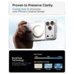 SPIGEN ULTRA HYBRID mag magsafe za iPhone 17 PRO MAX / 18 PRO MAX (clear/gold) - Slika 8