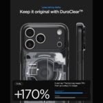 SPIGEN ULTRA HYBRID MAGSAFE zaštita za iPHONE 17 PRO MAX / 18 PRO MAX (crna) - Slika 7
