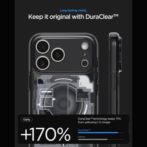 SPIGEN ULTRA HYBRID MAGSAFE zaštita za iPHONE 17 PRO MAX / 18 PRO MAX (crna) - Slika 7